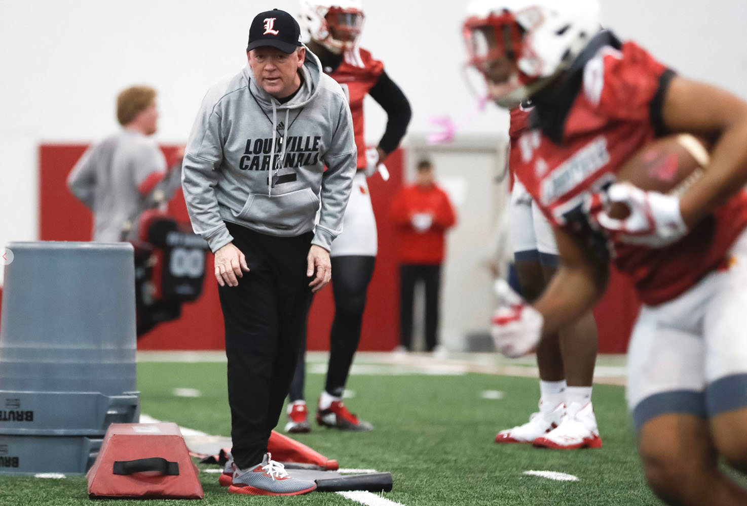 Bobby Petrino last coached at the University of Louisville in 2018.